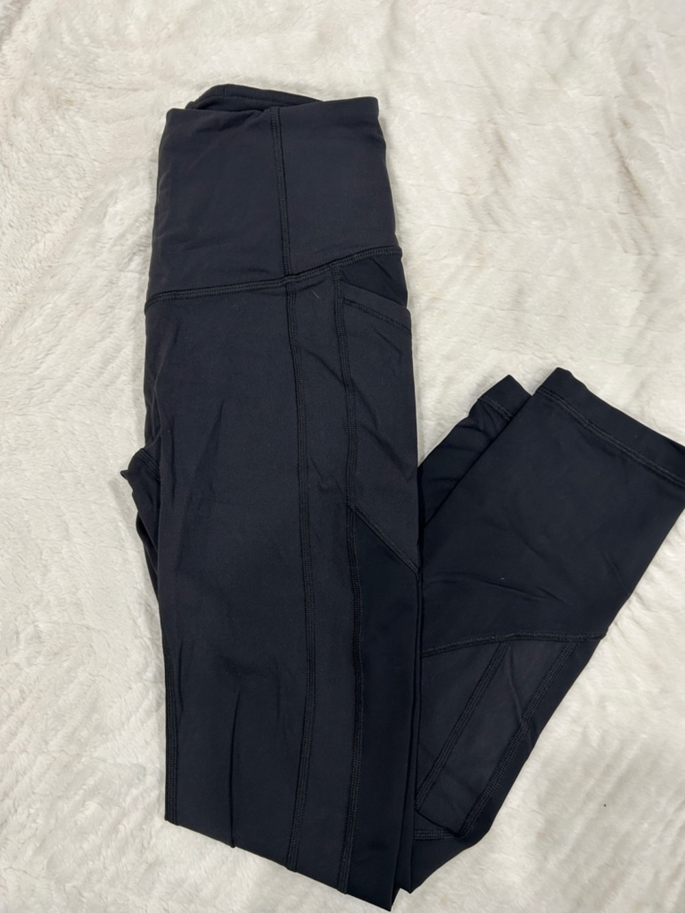 lululemon athletica Black Leggings with Side Pocket